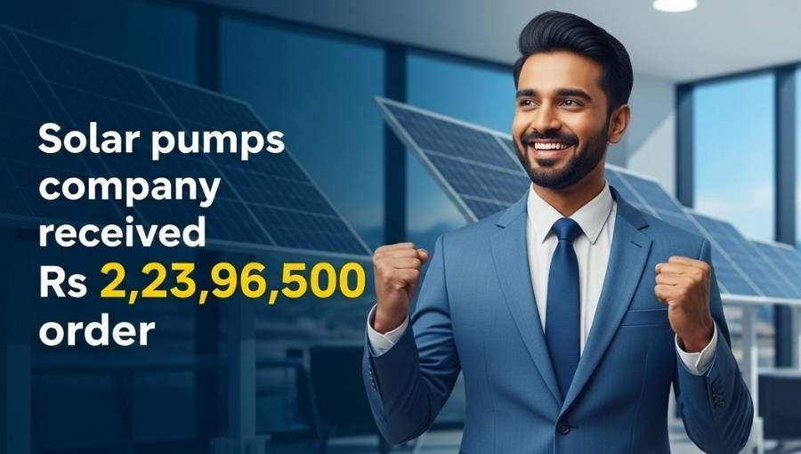 Solar Pump Stock Got 22396500 Order