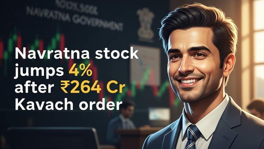 Navratna Stock Jump 4 Percente With 264Cr Order